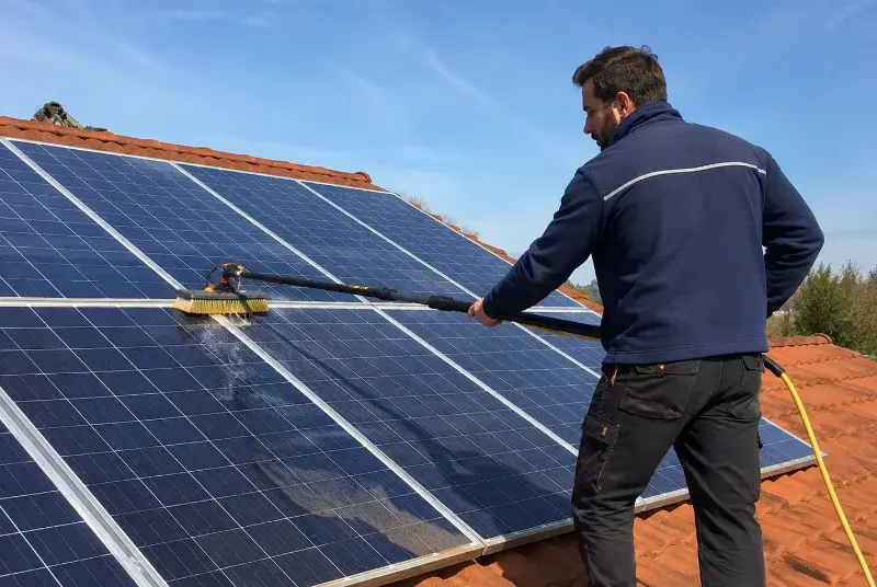 Nettoyage et entretien de panneaux solaires à Lauroux