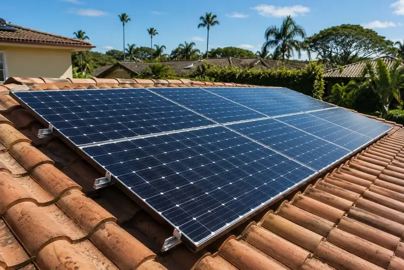 Installation de panneaux solaires à Lauroux